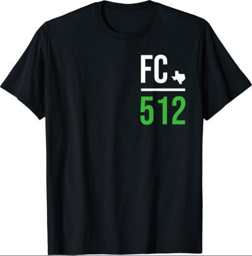 Austin Texas Soccer 512 Futbol Fan Match Day Badge Tee Shirts