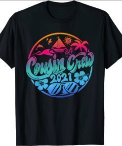2021 Kids Cousin Crew Family Summer Vacation Beach Cruise T-Shirt