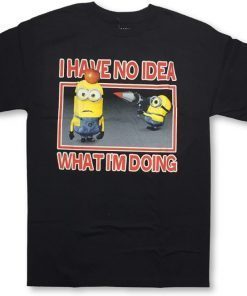 Despicable Me Crew Neck Fashion Graphic Minions Adult Tee Shirts