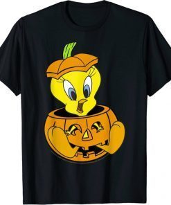 Looney Tunes Halloween Tweety Bird Pumpkin T-Shirt