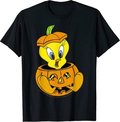 Looney Tunes Halloween Tweety Bird Pumpkin T-Shirt