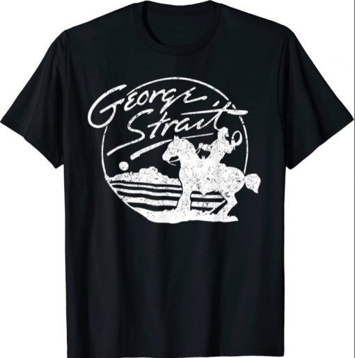 Damn Strait Love Music Vintage George Arts Strait Official T-Shirt