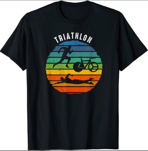 2021 Vintage Triathlon Clothing - Sunset Triathlon T-Shirt