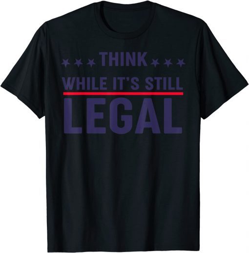 Official Rihanna Vetements Think While It's Still Legal' T-Shirt