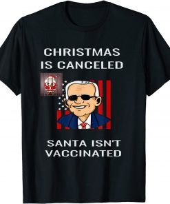2021 ANTI PRESIDENT BIDEN VACCINATION CHRISTMAS FUNNY T-Shirt