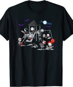 Funny Horror Clubhouse In Park Halloween Costume Gift T-Shirt