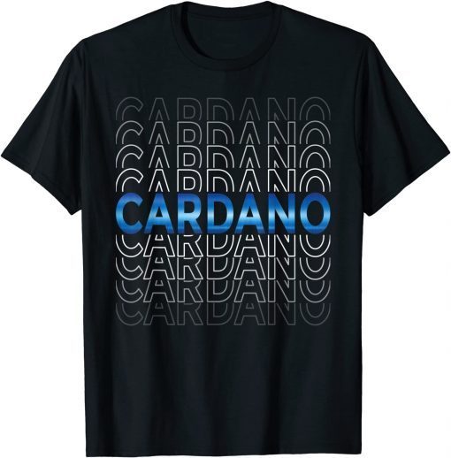 2021 Alonzo Ada Cryptocurrency Moon Retirement Plan Cardano Coin T-Shirt