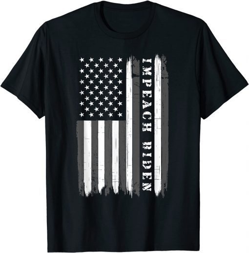 Official Impeach Joe Biden, USA Flag, Anti Biden T-Shirt
