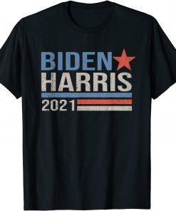 Retro Biden Harris 2021 Vintage Distressed Design T-Shirt