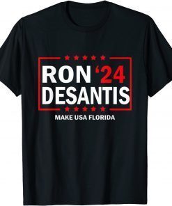 Funny DeSantis 2024 Ron Don 24' American Flag Vintage T-Shirt