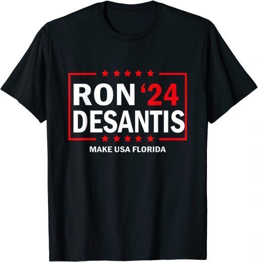Funny DeSantis 2024 Ron Don 24' American Flag Vintage T-Shirt