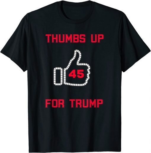 Thumbs Up For Trump Fun Political Humour T-Shirt