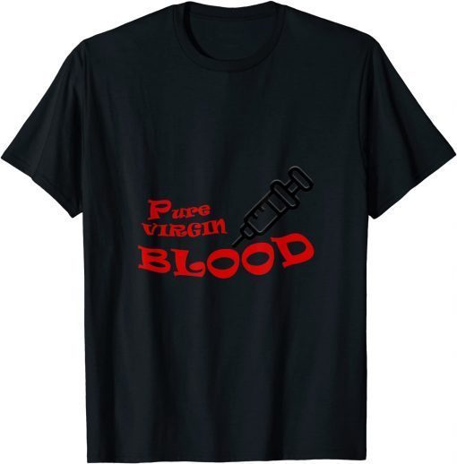 Pureblood Pure Blood Movement Anti Biden Funny T-Shirt