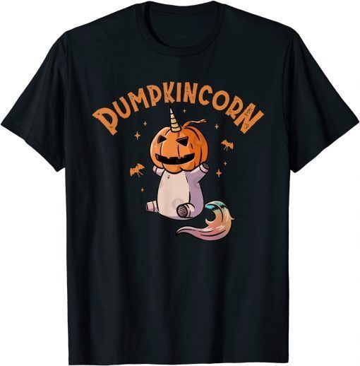 Official Trick or Treat Unicorn With Pumpkin Halloween Lovers T-Shirt