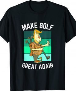 T-Shirt Trump Make Golf Great Again Gift