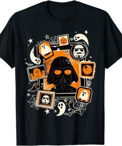 T-Shirt Star Wars Darth Vader And Ghosts Halloween Poster