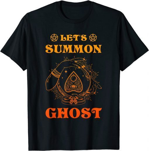 Classic Let's Summon Ghost Halooween T-Shirt