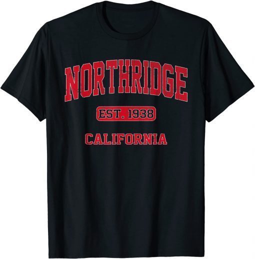 Northridge California CA Vintage State Athletic Style Classic T-Shirt