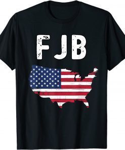 T-Shirt FJB Pro America US Distressed Flag F Biden FJB Anti Biden 2021