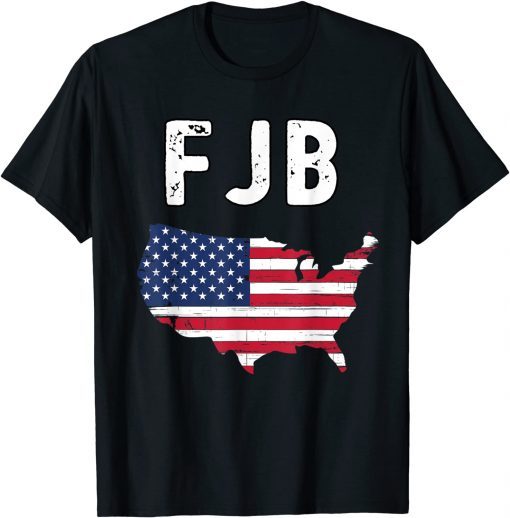 T-Shirt FJB Pro America US Distressed Flag F Biden FJB Anti Biden 2021