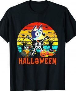 Official B-lueys Halloween Vintage , Funny Halloween T-Shirt