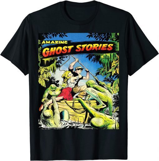 2021 Halloween Horror Vintage Monster Comic Book Retro Scary T-Shirt