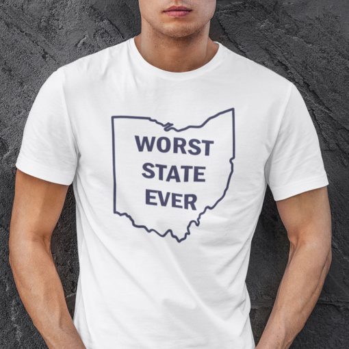 Funny Ohio Sucks Worst State Ever TShirt