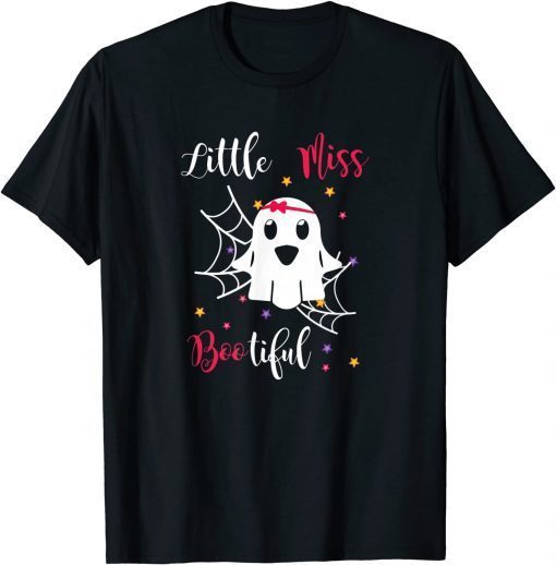 Little Miss Bootiful Halloween Cute Meme Funny T-Shirt