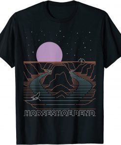 2021 Vintage Retro Horseshoe Bend - Hiking Arizona National Park T-Shirt