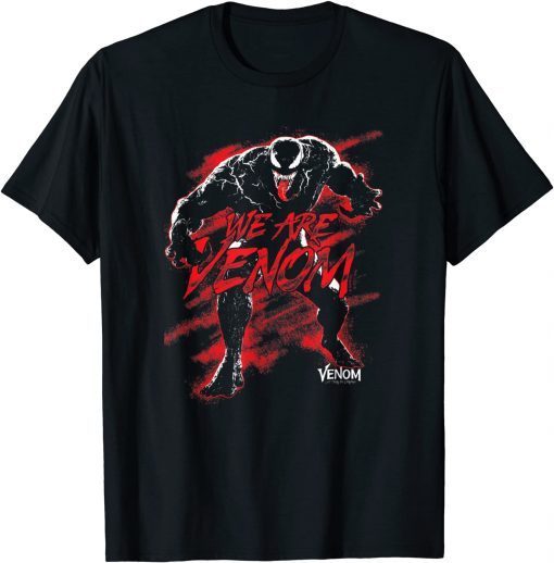 T-Shirt Marvel Venom: Let There Be Carnage We Are Venom Red Splash 2021