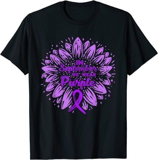 In September We Wear Purple Ribbon ITP Awareness Unisex T-Shirt