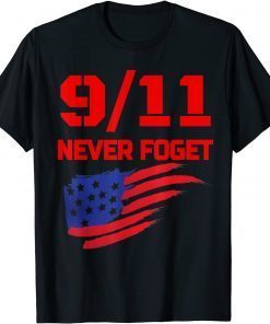 American Flag 20th Anniversary-Never Forget 20 Years Classic T-Shirt