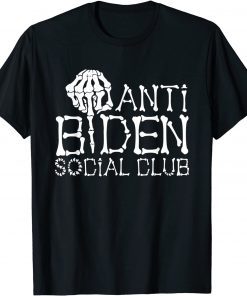 2021 Halloween skeleton - Anti Biden Social Club Unisex T-Shirt