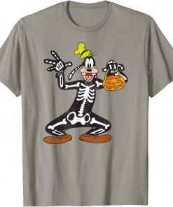 Classic Disney Goofy Skeleton Halloween T-Shirt