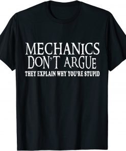 T-Shirt Mechanics design funny mechanic Classic