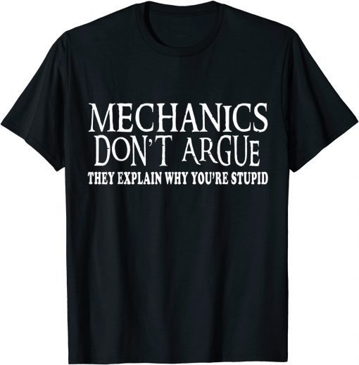 T-Shirt Mechanics design funny mechanic Classic