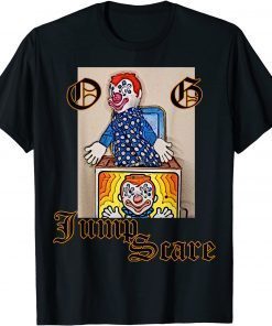 OG Jump Scare Scary Halloween Vintage Toy Clown Tee T-Shirt