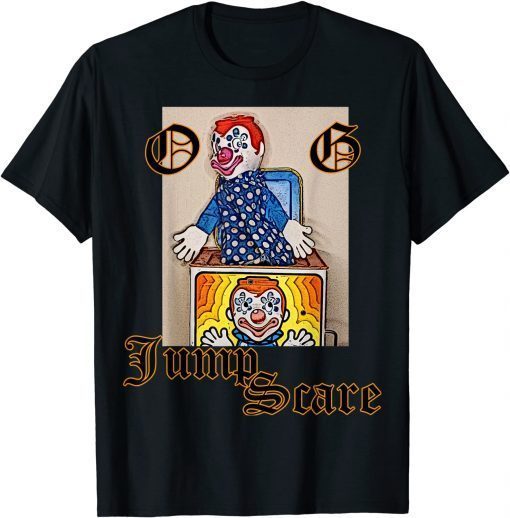 OG Jump Scare Scary Halloween Vintage Toy Clown Tee T-Shirt