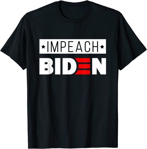 Funny Impeach Joe Biden 86 46 Republican Conservative Anti Biden T-Shirt