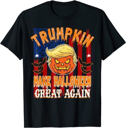 Classic Halloween Trump Trumpkin Make Halloween Great Again T-Shirt