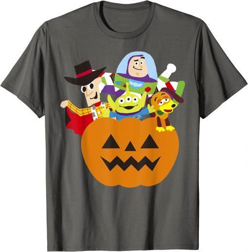 Disney Pixar Toy Story Halloween Pumpkin Graphic Unisex T-Shirt