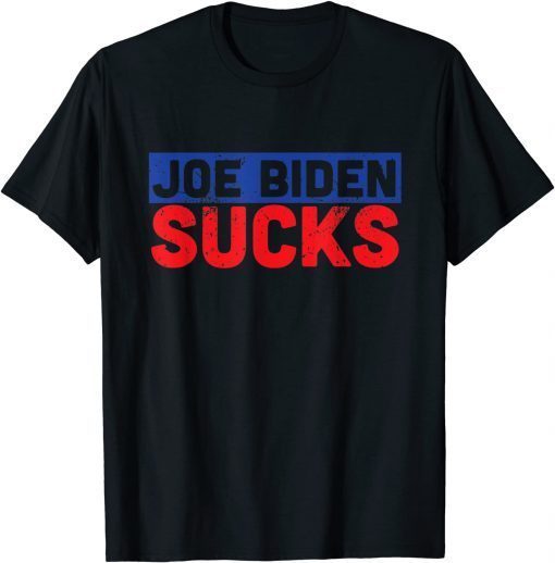Classic Joe Biden Sucks Funny Anti Biden Election Political T-Shirt