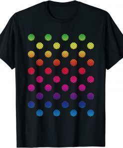 T-Shirt September 15th dot day multicolor rainbow polka dot