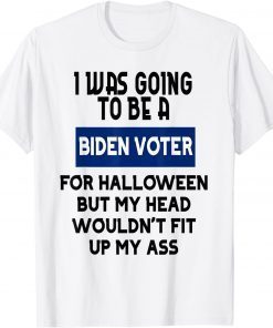 Republicans Voter Snti Joe Biden And Halloween Tee Shirt