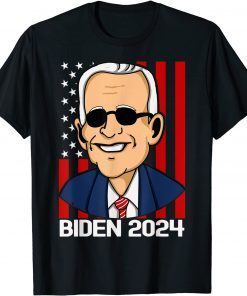 Joe Biden 2024 American Flag Gift T-Shirt