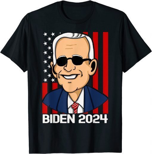 Joe Biden 2024 American Flag Gift T-Shirt