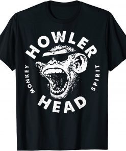Howlers Funny Head Monkey Funny T-Shirt