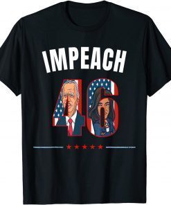 T-Shirt Impeach 46 Anti Joe Biden Harris Republican Conservative