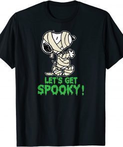 2021 Peanuts Snoopy Let's Get Spooky Funny T-Shirt