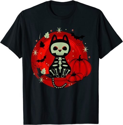 T-Shirt Halooween cat Murderous Halloween Costume Funny